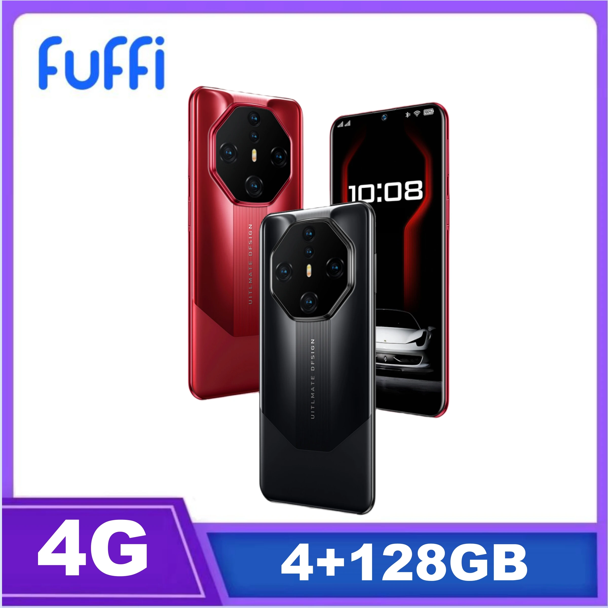 

Смартфон FUFFI-Unlocked S24 Pro, 6,56-дюймовый экран, 4 ГБ+128 ГБ, 16 МП+16 МП, аккумулятор 4100 мАч, функция быстрой зарядки, сеть 4G