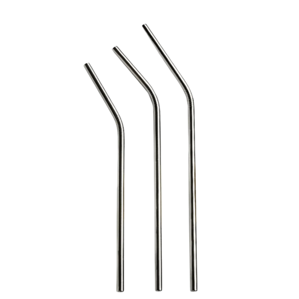 1PC 304 Stainless Steel Drinking Straw Reusable Rust Resistant Metal Tube Easy To Clean Smooth Edge Drinkware Part Cafe Use