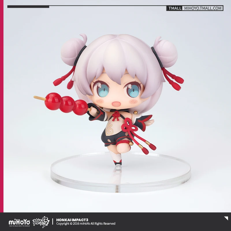 

Theresa Sugar Lotus Girl Q Version Figma Honkai Impact 3 Game Anime Theresa figure miHoYo Official genuine version Doll Toy Gift