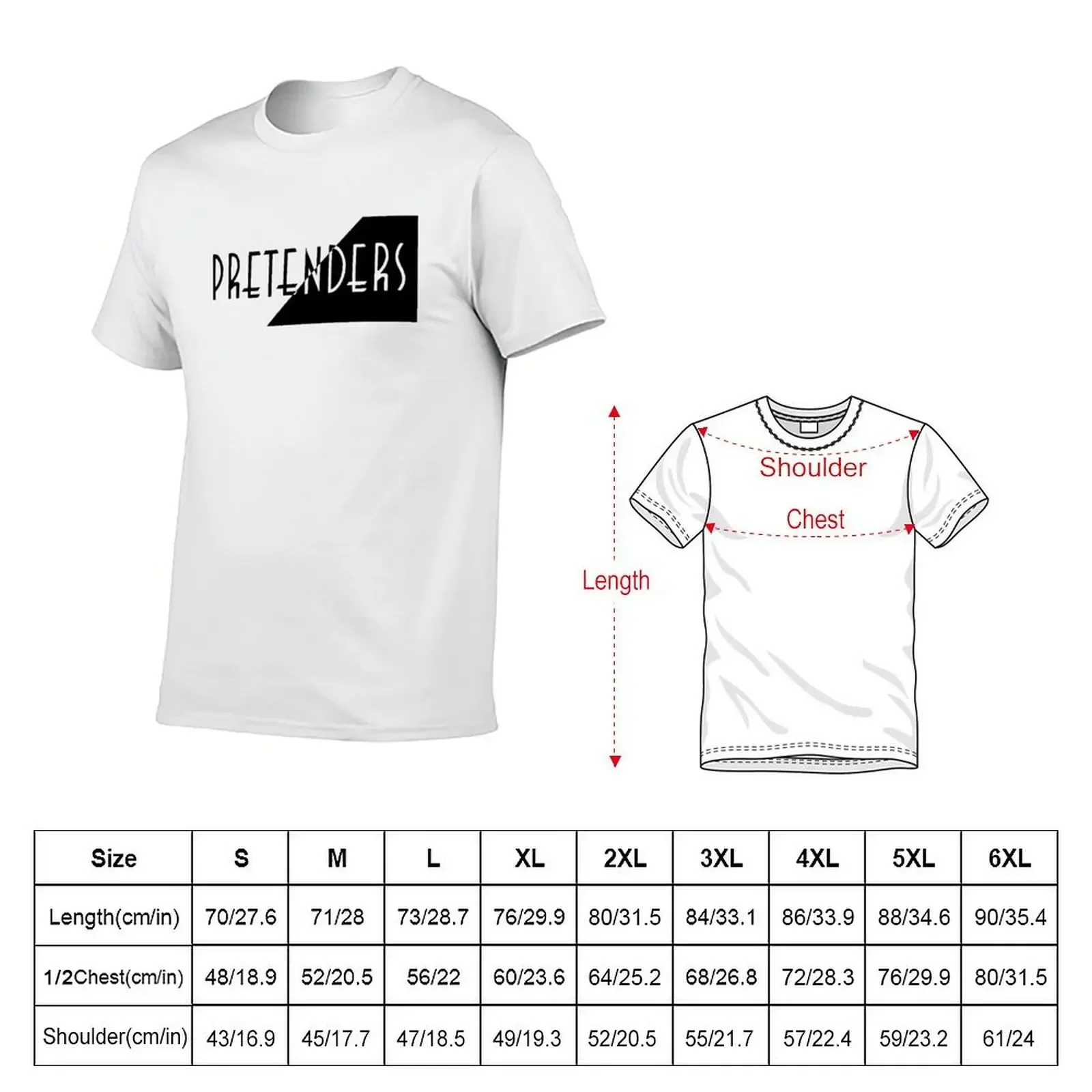 Pretenders Band T-Shirt graphic t shirt vintage anime figures mens shirts graphic tee