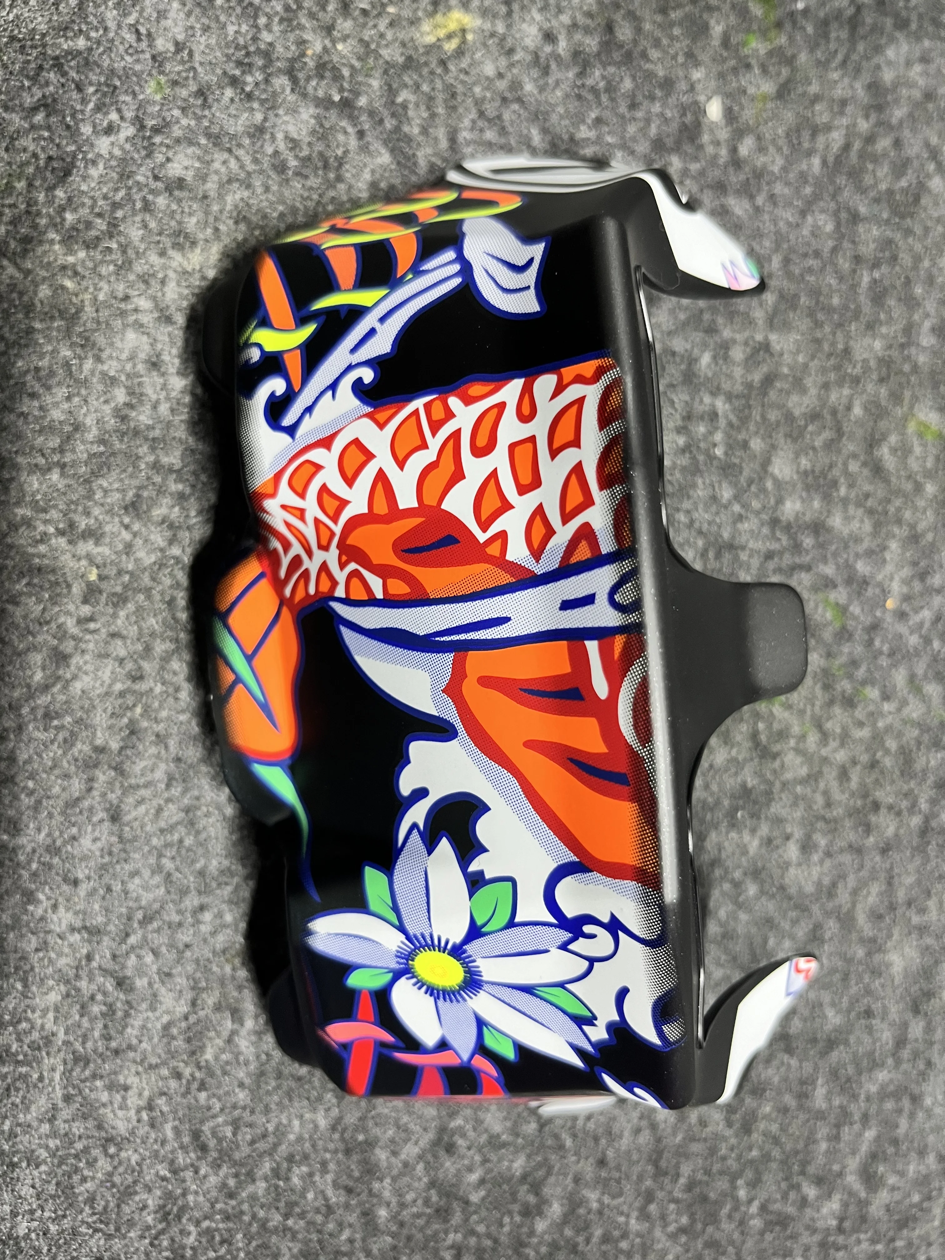Non original Rear Trim Helmet Spoiler For ARAI BLACK RX7X RX-7X RX7 RX7V EVO Chaser-X GP Spoiler Accessories