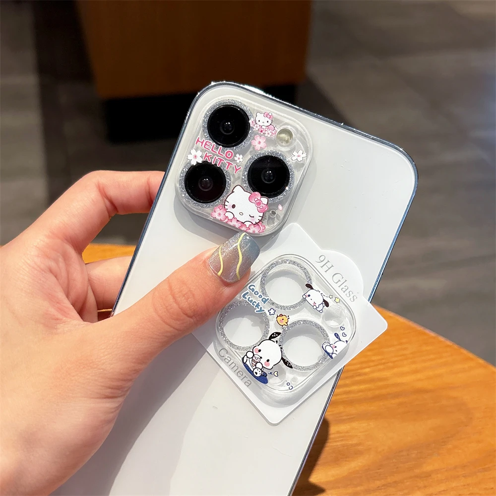 

Glitter Diamond Camera Lens Protector For IPhone 17 16 15 14 Pro Max 14 16 Plus Bling Protection Cover Tempered Glass Film