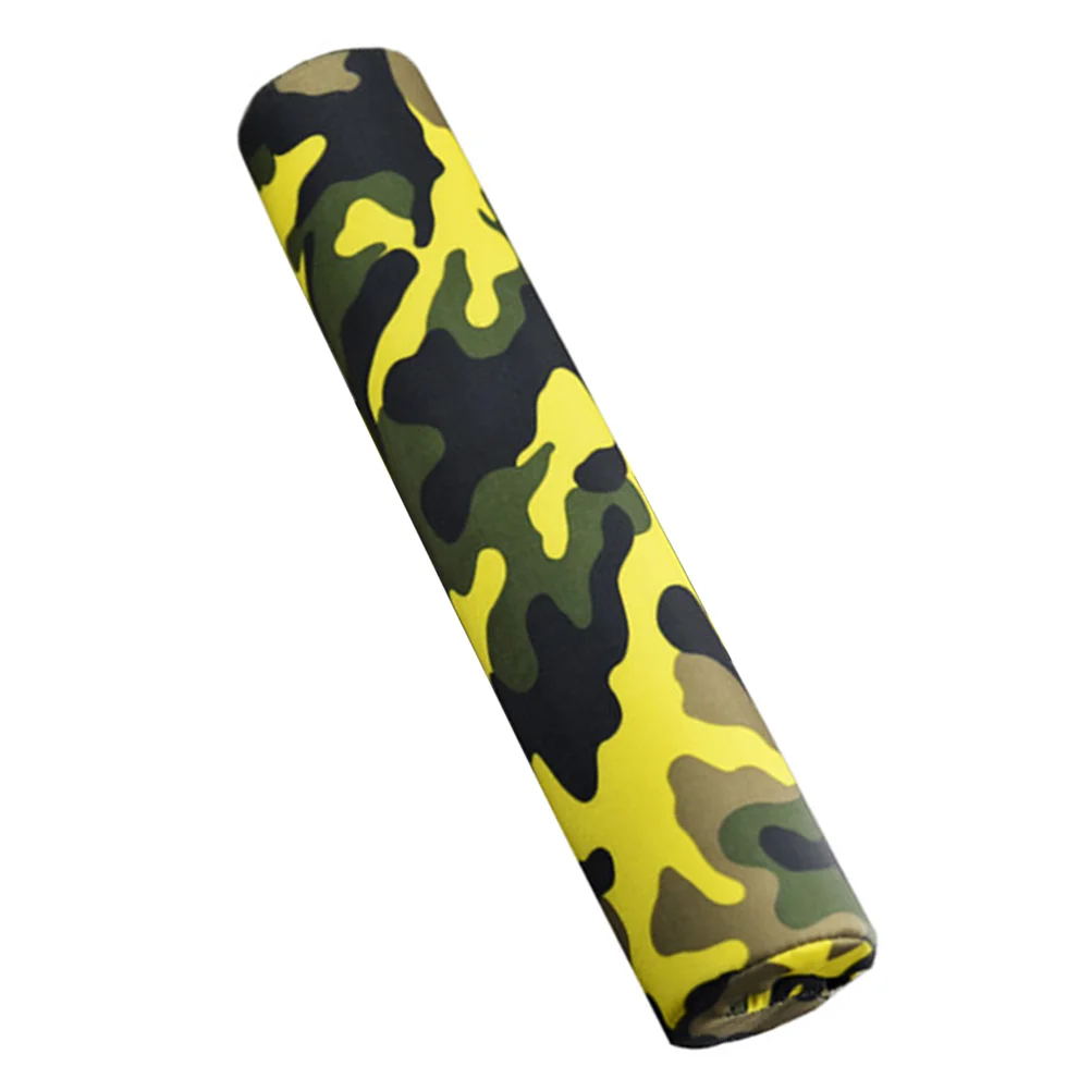 

Thicken Lengthen Barbell Squat Pad Useful Neck Shoulder Protective Bar Pad for Weight Lifting Fitness Workout (Camouflage Yellow