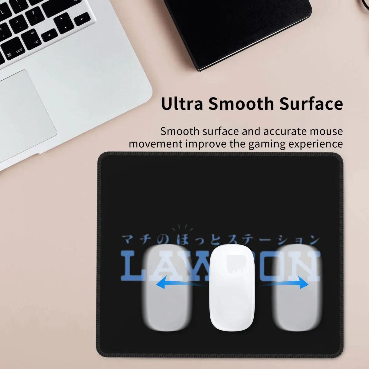 Lawson Convenience Store Japan Logo (Konbini) Mouse Pad Computer Keyboard Mouse Mat Gaming Laptop Desk Mat Office Table Mats