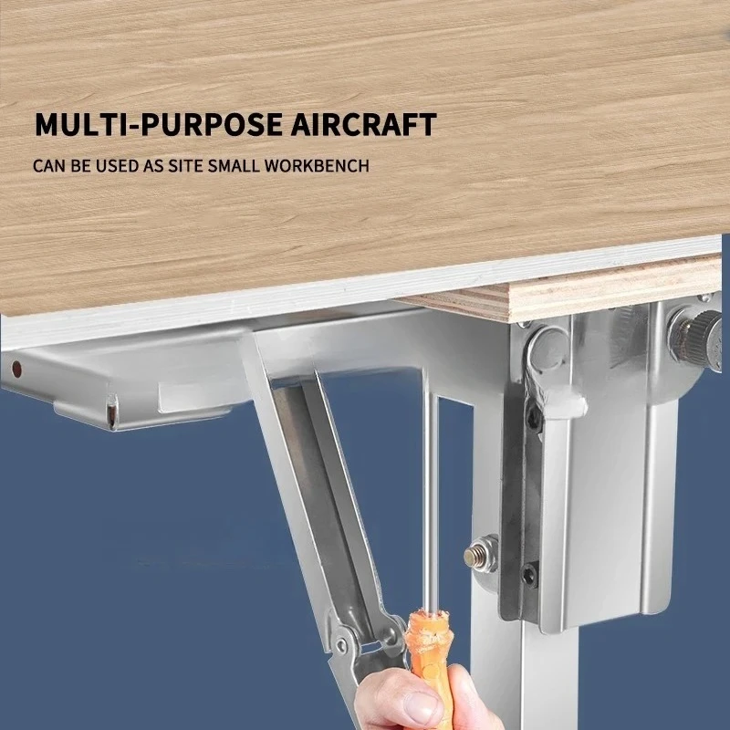 Wood Cutting Bracket With Roller Folding Adjustable Height Double Row Transport Pulley Saw Table Transport Support Frame