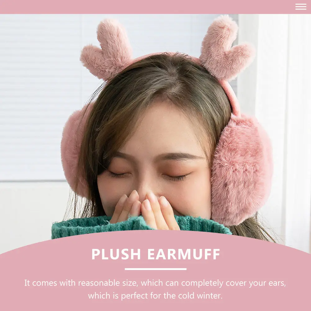1個入り-保温性のある冬用イヤーマフ-可愛い子供用アウトドアイヤーウォーマー-クリエイティブなギフト-アウトドア冬用イヤーマフ