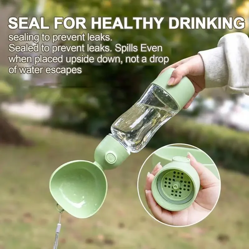 

Pet Water Bottle Dispenser Travel Water Bottle For Dogs Leak-Proof Bowl Container Lightweight Pet Feeding Supplies Puppy