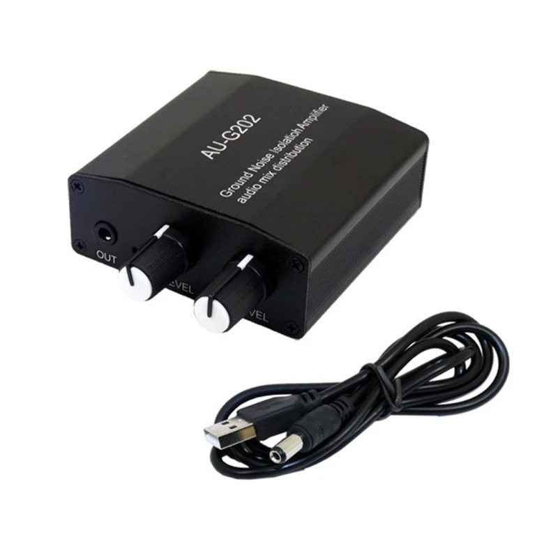 

Stereo 2-In-2-Out Common Ground Isolation Auditory Console for Computer Game
