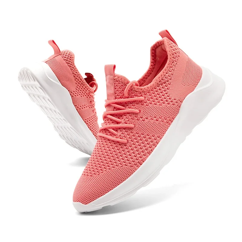 

Unisex Lightweight Running Sneakers Breathable Mesh Cushioned Sole Comfortable Athletic Shoes for Men Women Outdoor Walking