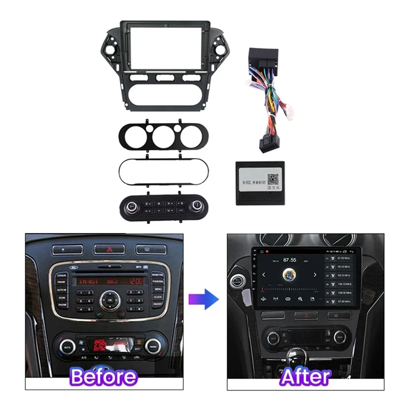 

Car Multimedia Frame 10In - 10.2In Fascias Car Accessories For Ford Mondeo IV 2007-2010