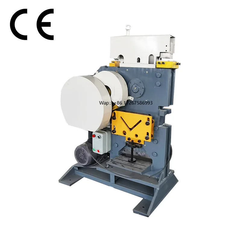 Equipo de procesamiento de acero de estructura todo en uno para máquina de corte de hierro con canal de barra plana y ángulo de acero y barra redonda