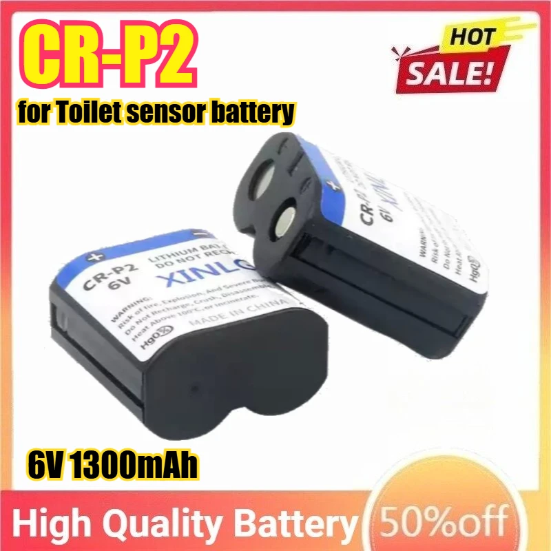

6V 1300mAh CR-P2 2CR17335 Battery Toilet Sensor Battery 17335 2CR5 CR-P2 CR6V Lithium Camera Batteries CRP2 2CR5