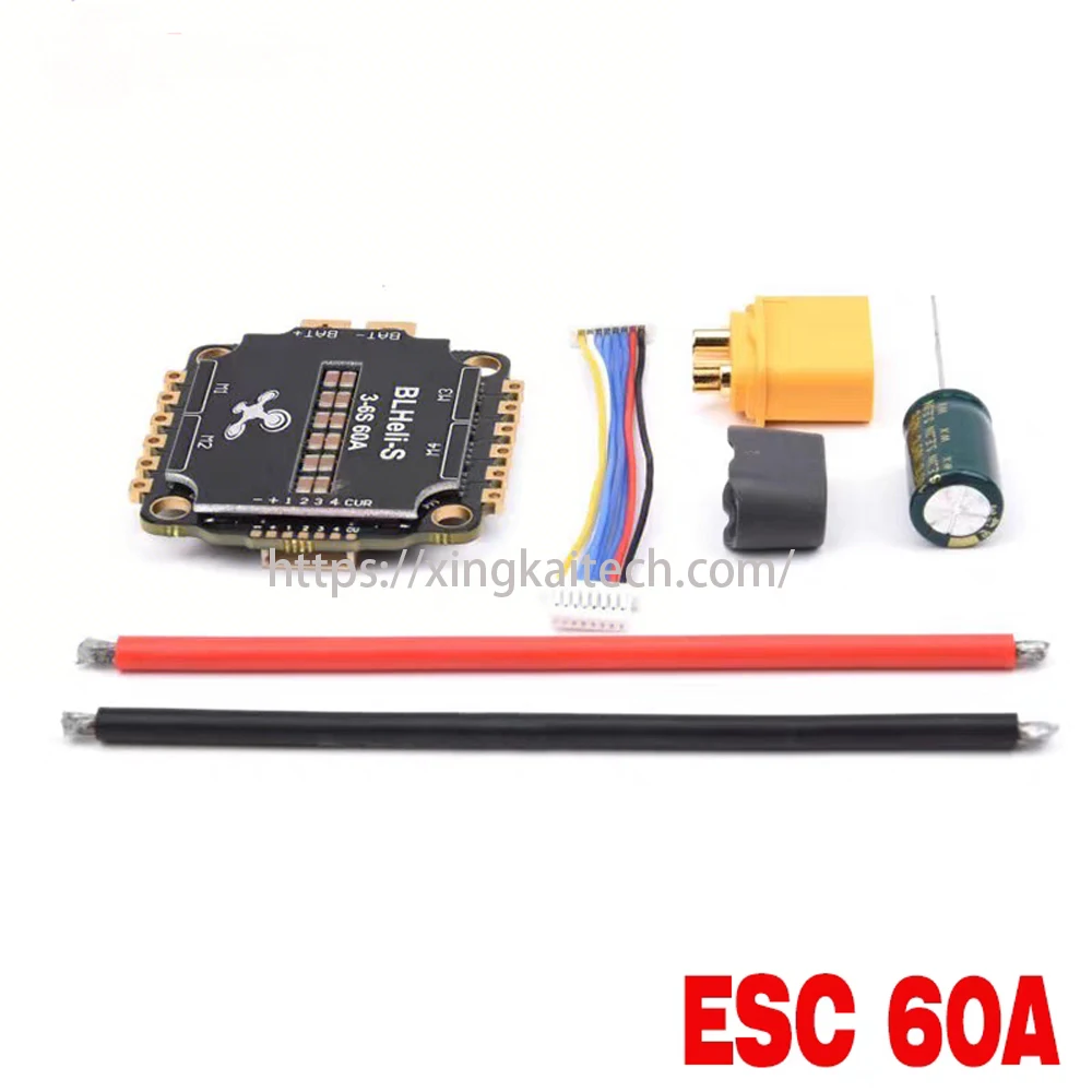FC FPV Stack F405 F405HD F7 F722 controlador de vuelo F4 V3S Plus FC + 60A 4 en 1 BLheli_S ESC pilas 30,5*30,5mm para Dron Racer FPV