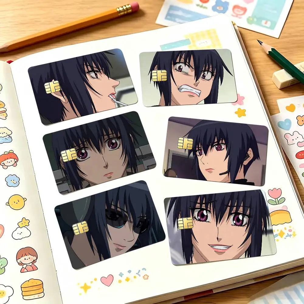 Melissa Mao Full Metal Panic! Art Print Credit Card Skin Waterproof PVC Bank Card Decal
