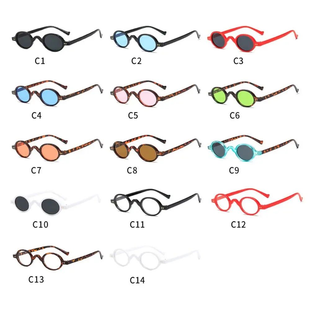 Модные маленькие круглые солнцезащитные очки для женщин, Винтажные Солнцезащитные очки в стиле панк, хип-хоп, Овальные Солнцезащитные очки для путешествий с защитой UV400