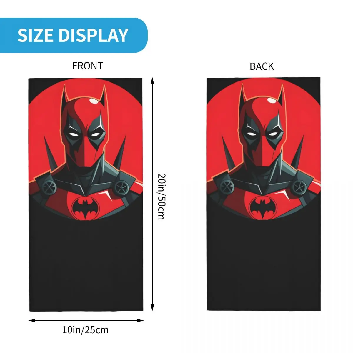 Popular Movies Motocross Bandana Neck Gaiter Printed Deadpool & Wolverine Wrap Scarf Balaclava Hiking Unisex Adult Windproof