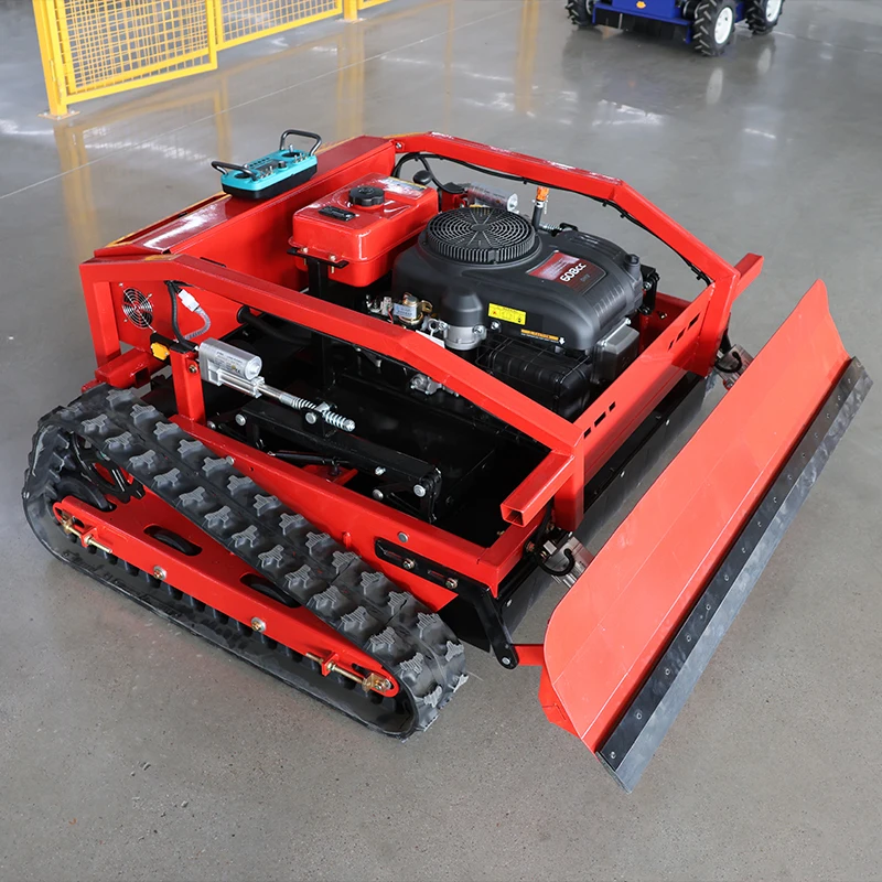 Hot Sale Automatic Snow Blower Tractor Robot Remote Controlled Snow Plow With Snow Shovel