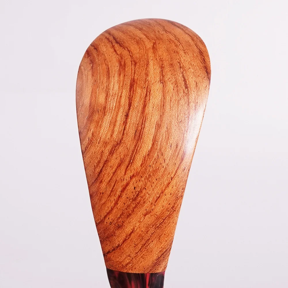 

Tobacco Rosewood Solid Wood Pipe 3mm Channel Acrylic Curved Handle Hammer Pipe Gift