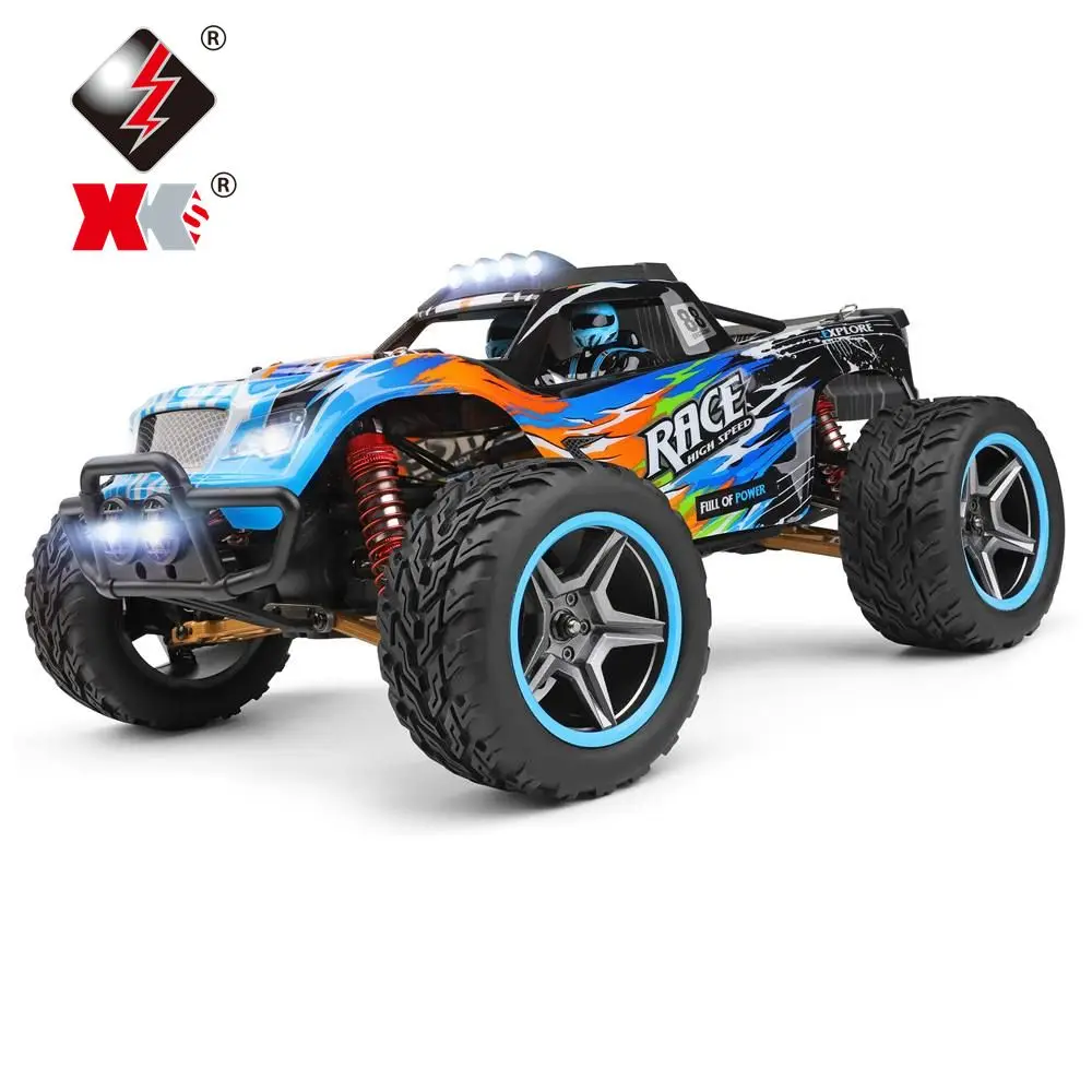 Wltoys 104019 1:10 2.4G 55 KM/H High Speed Racing RC Car 4WD duży stop elektryczny pilot Crawler samochodzik zabawka dla dorosłych chłopiec