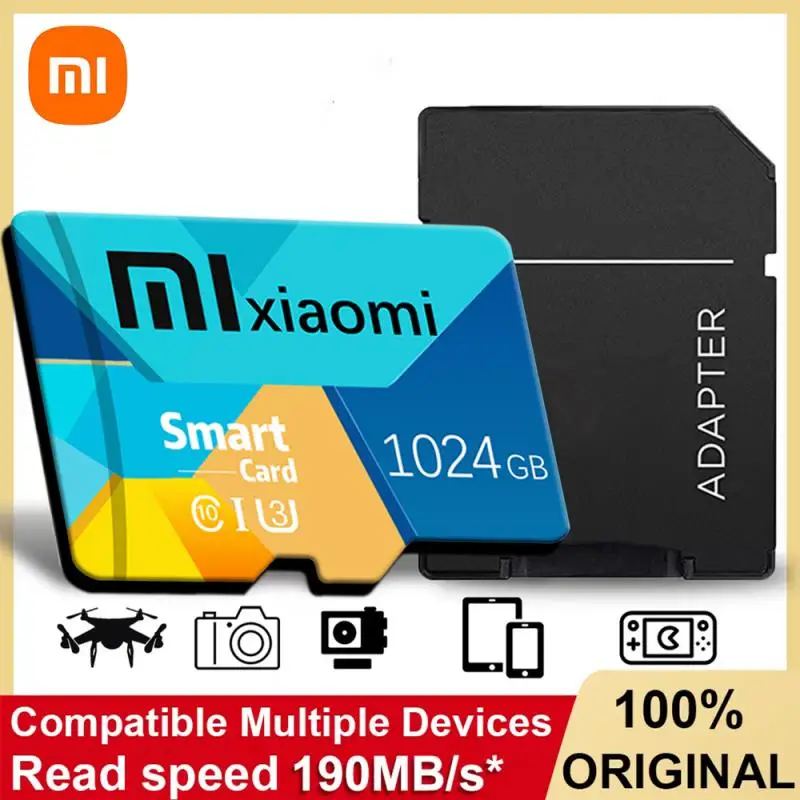 Xiaomi 2TB SD Card 1TB Fast-Speed Micro TF/SD Card Cartão De Memória 512GB Memory Card 128GB 256GB For Nintendo Switch Ps5