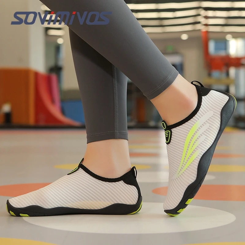 

Мужской кросс-тренажер | Босиком и минималистичная обувь | Подошва с нулевым падением | Обувь для воды с широким носком Aqua для плавания, пляжного серфинга для женщин