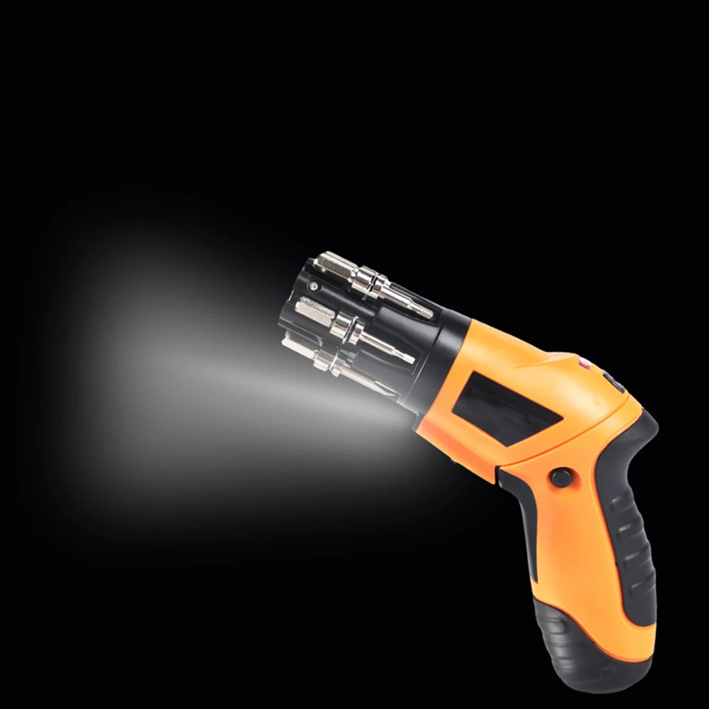DIY Projects Color Yellow Rechargeable Mini Drill Portable Screwdriver Set Size 13x5x16cm Torque 3.5Nm Speed 180 Rpm