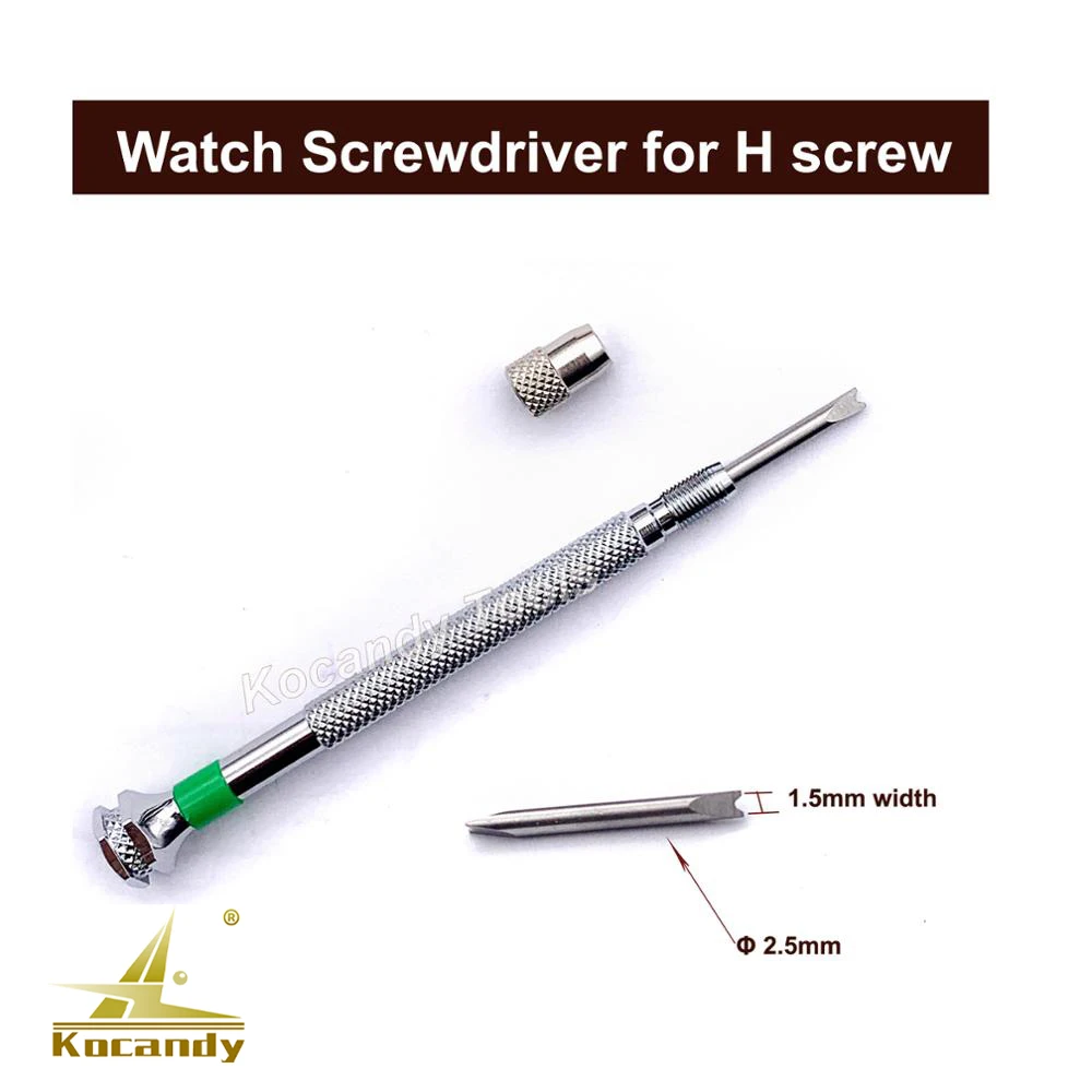 مشاهدة مفك البراغي ودبوس إضافي ل H المسمار و Hublot حزام ساعة الحافة أداة إصلاح حزام-اثنين من الأحجام