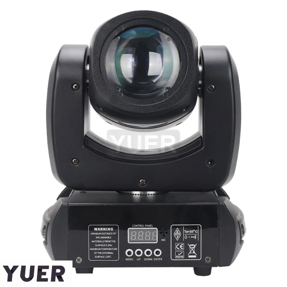 YUER-Projecteur LED à Tête Mobile, 18 Faces, 120W, Gobo, 100W, Éclairage de Scène, ix