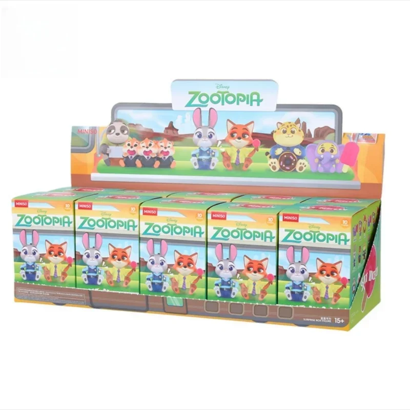 En Stock, serie loca, figuras de caja ciega para sentarse obedientemente, lindo Judith Nick Flash Finnick, adornos de escritorio, juguetes para niños, regalos