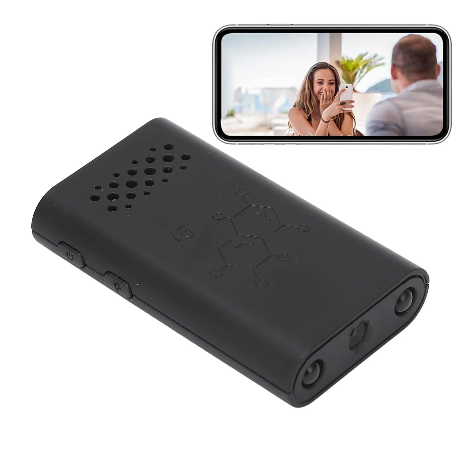 Small HD Cam Small Wireless WiFi Camera Slim Low Power Consumption Wide Angle 1080P HD Night Vision Small Indoor Camera