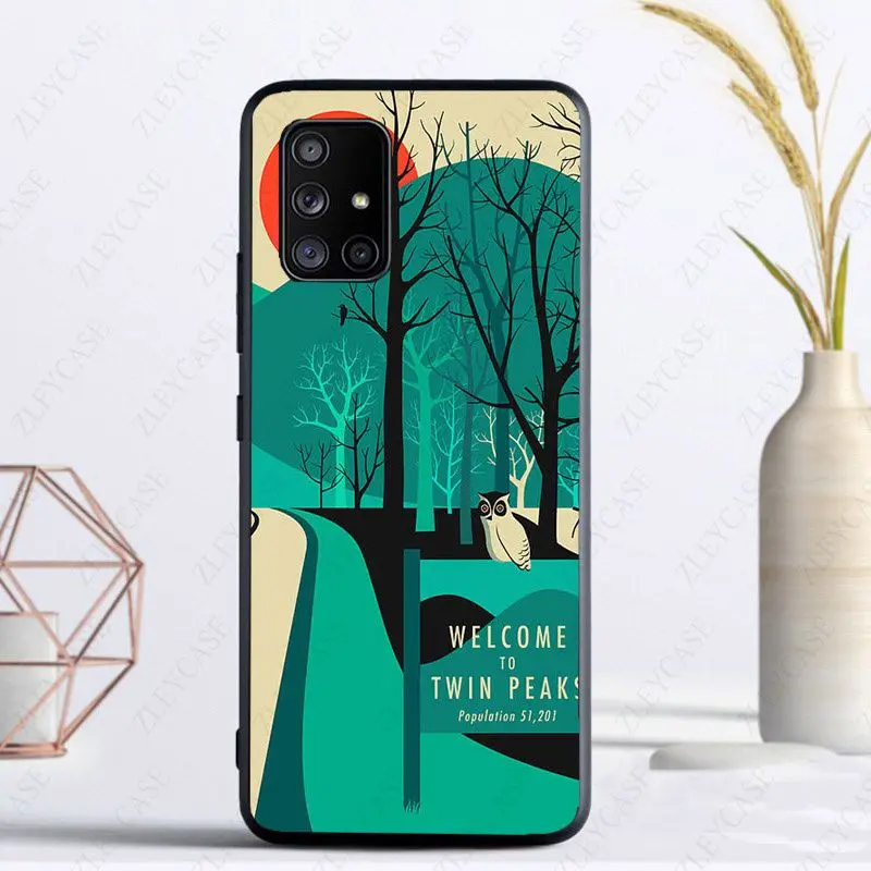 Welcome To Twin Peaks Cover For samsung Galaxy A53 A52S A11 A14 A13 A21S A22 A23 A24 A32 A33 A34 A40 A41 A50 A51 A71 A73 5G case