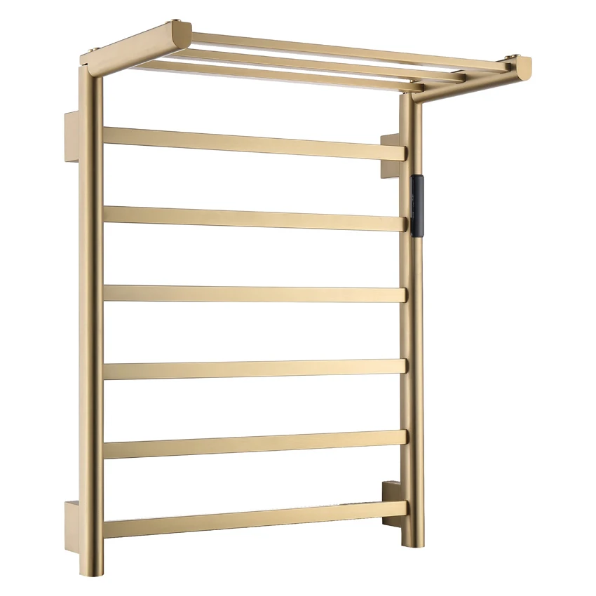 Foldable electric towel rack 304 stainless steel 625 * 500mm bathroom intelligent drying rack