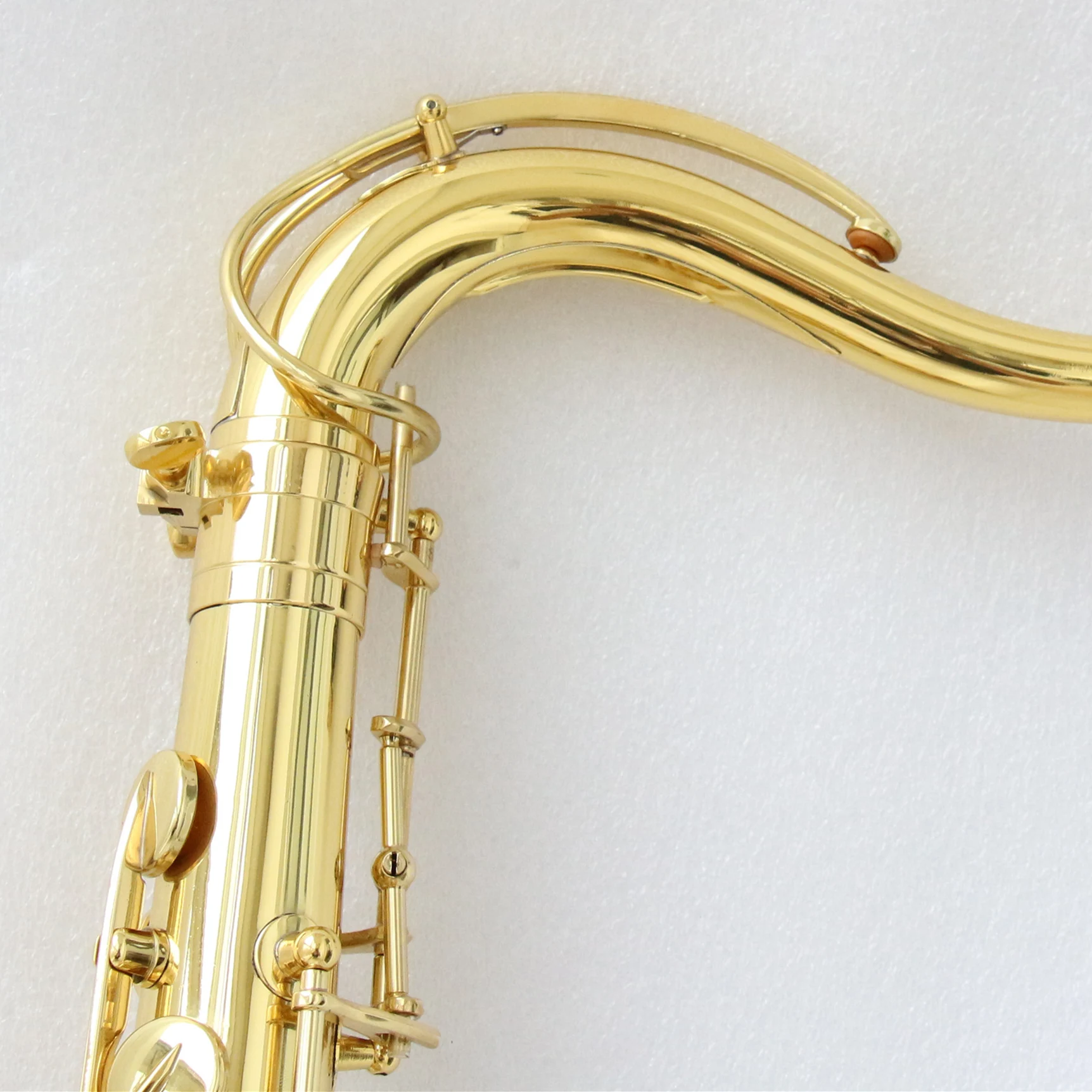 Quality Glossy Gold Lacquered Tenor Saxophone FTS-700 Professional Woodwind Instrument For Musicians With Case
