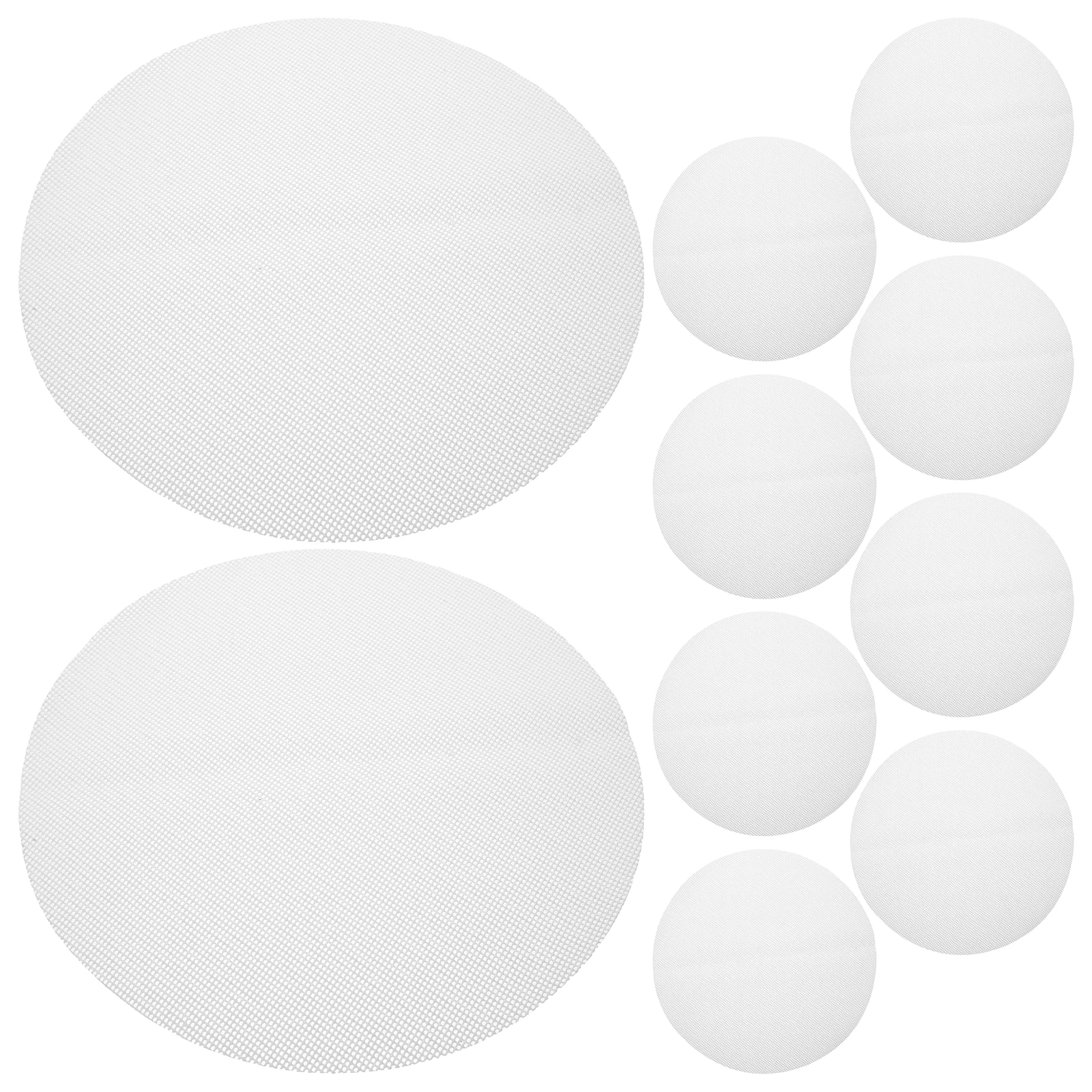 

12 Pcs Steamer Mat Cooktop Dim Hole Liner for Air Frying Dumplings Maker Silica Gel Baking Silicone
