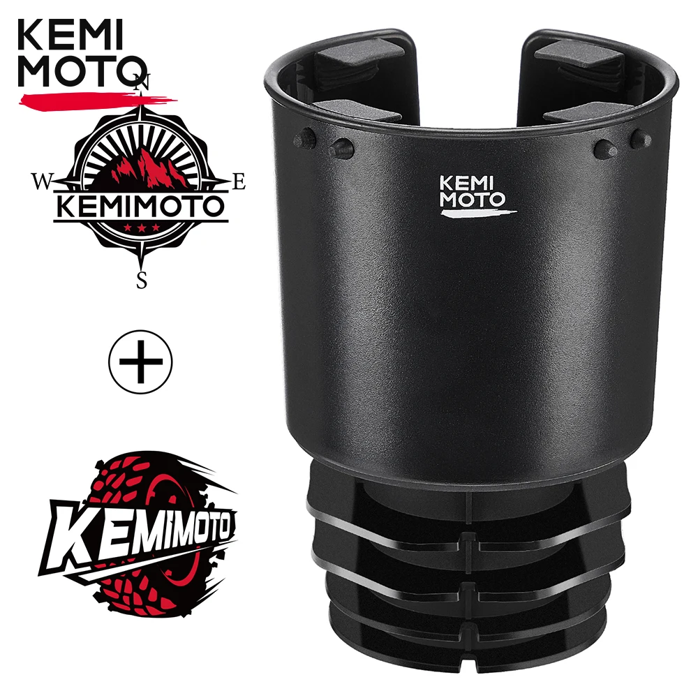 KEMIMOTO Cup Holder Expander for Bottles in 18-40oz Large Cup Holder Adapter Fits for Universal Vehicle UTV ATV Golf Cart