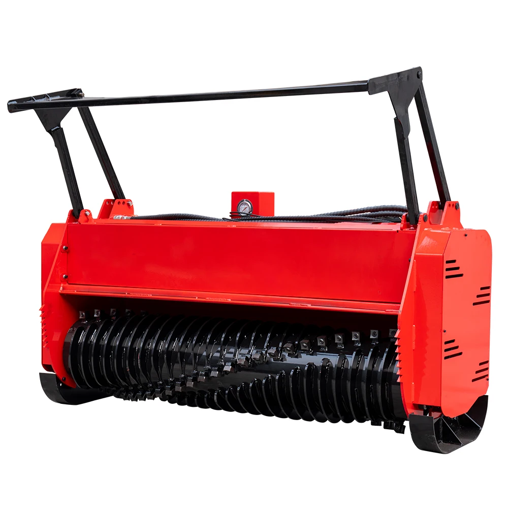MMS-cargador de minicargador forestal de 72 pulgadas, accesorio triturador de madera para acoplador de montaje Universal Bobcat, envío gratis