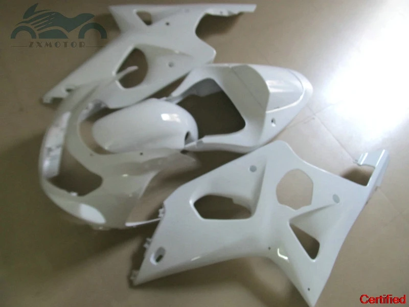

Free Custom Fairing kits for SUZUKI 2000 2001 2002 GSXR1000 K2 motorcycle fairings kit 00-02 GSX R1000 all white repair set