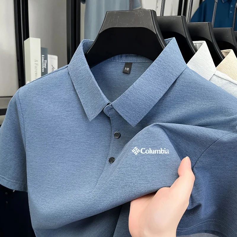 

Summer New Men's Short Sleeved Polo Shirt Cool Comfortable Original Printed T-Shirt Luxury Quality Fashion Casual Men's Clothing