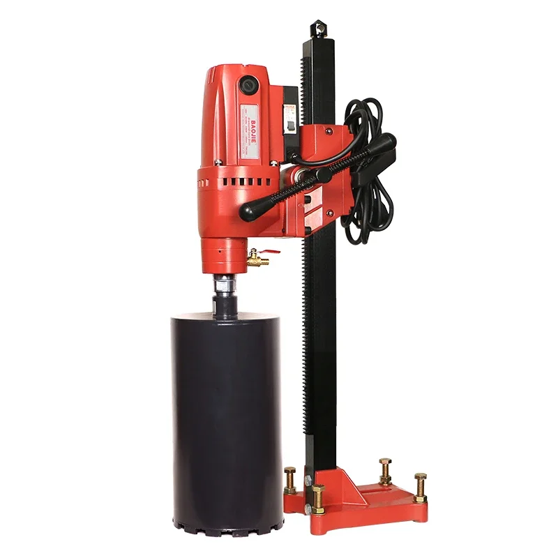 185mm diamond core drilling machine with mine wall borehole mini/small reinforce concrete vertical/portable/hand/stand water