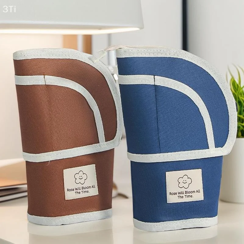 الحد الأدنى 2 في 1 حقيبة القلم قابل للسحب المحمولة الإبداعية سعة كبيرة مقلمة قابل للسحب الدائمة حامل قلم القرطاسية