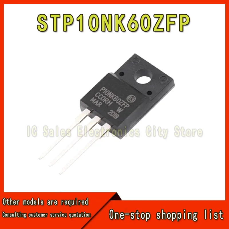 10 Stuks Stp10nk60zfp Stp10nk80zfp Stp14nk60zfp Stp6nk90zfp P10nk60zfp P10nk80zfp P14nk60zfp P6nk90zfp F