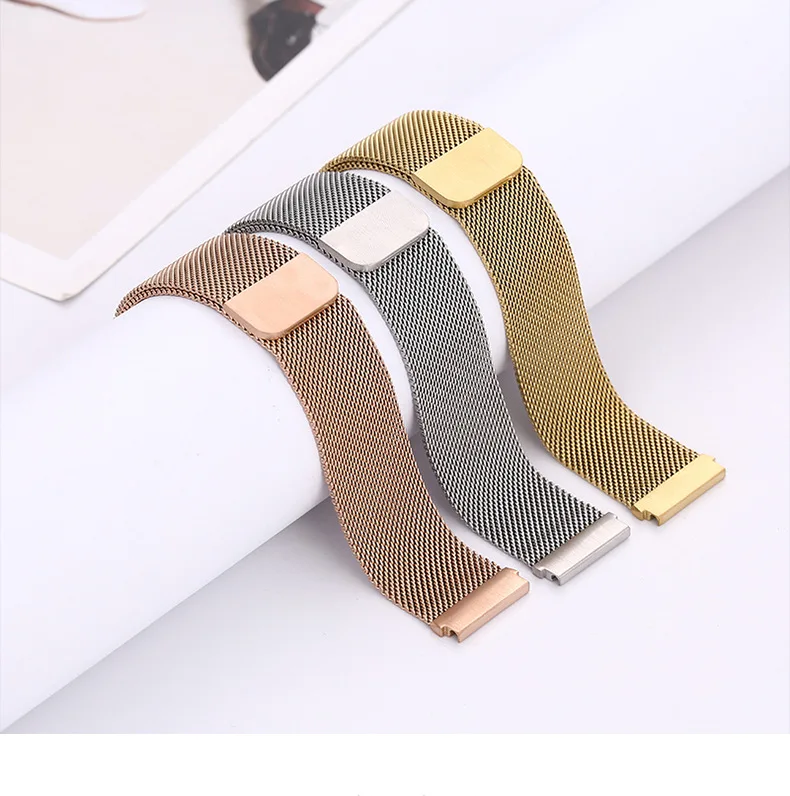 Milanese loop strap For Amazfit bip 6-5-3/u/pro Sport 20mm/22mm Bracelet for Amazfit GTS 4/3/2/2e/4 Mini/GTR 4/3/3 Pro/2/2e band image 3