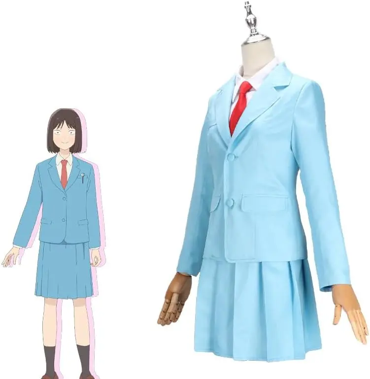 Anime Cartoon Skip and Loafer Iwakura Mitsumi Cosplay Costume School JK Uniform Halloween