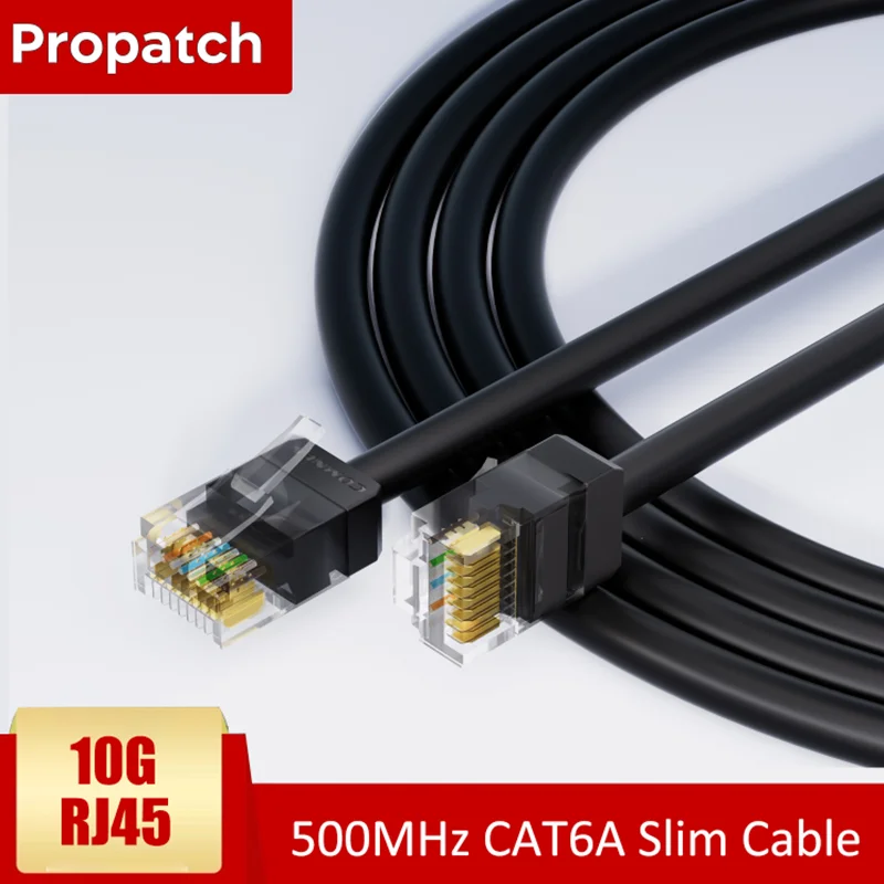 

Propatch CAT6A RJ45 Short 10Gbps UTP 28AWG RJ45 LAN Cable Cord Ethernet Cable Lan for Ps5 Router Xbox Computer