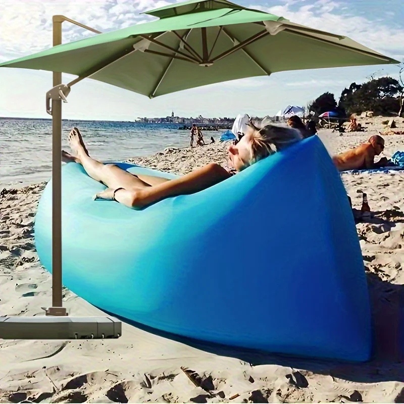

Inflatable Sofa: Versatile, Foldable, Soft and Quickly Inflatable for Camping and Leisure! Christmas, Halloween, Gifts