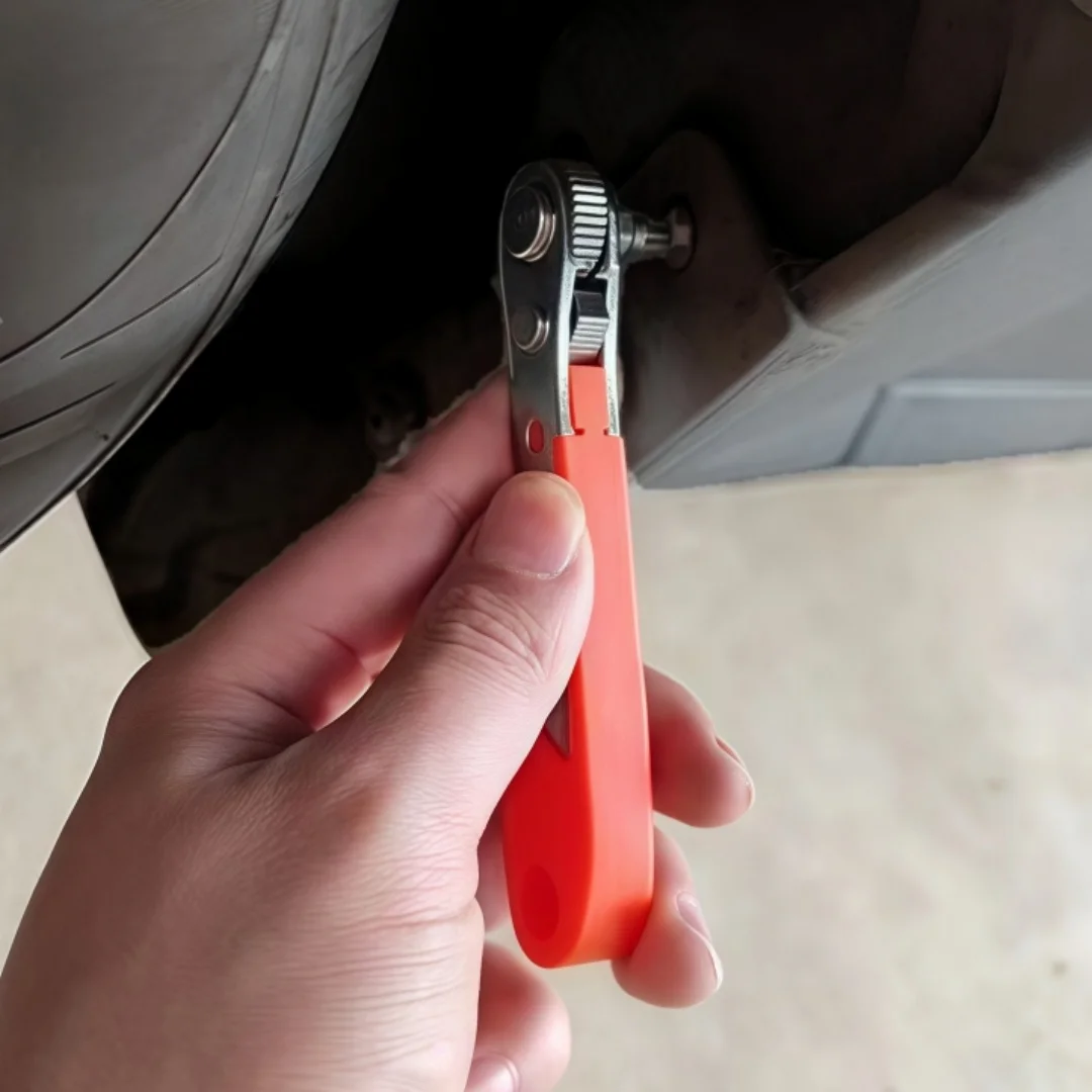 Set di cacciaviti ad angolo retto T25 Mini kit di chiavi offset a cricchetto da 90 gradi, strumento tascabile per riparazione fai da te presa per punte a basso profilo