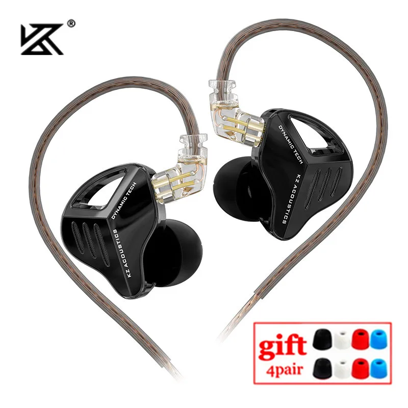 KZ ZVX PRO In Ear Earphones Dynamic HIFI Bass Earbuds Metal Monitor Headphones Sport Noise Cancelling Headsets ZVXPRO ZSTX PR2