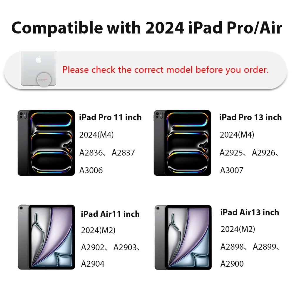 Magic Keyboard Case pour ISub Pro 11, 13 In Figure 2024, ISub Air 11, 13 In, M2, Smart Bluetooth, Clavier sans fil, Rétro-éclairage