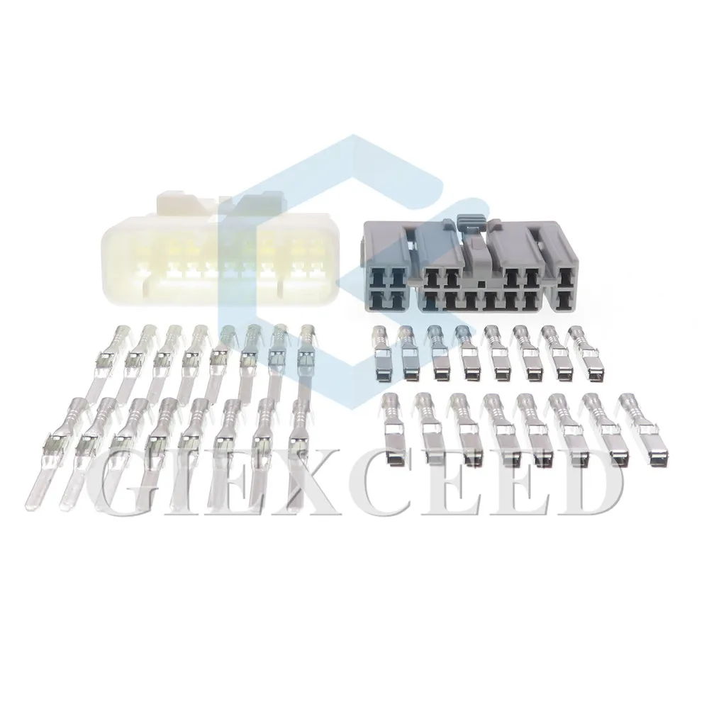 

16-контактный 6240-5088 6240-1158 разъем переменного тока в сборе, автомобильный электрический провод, разъем для автомобильной проводки, мужской, женский, незапечатанный разъем