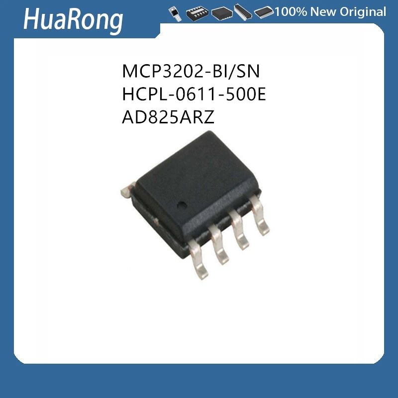 5Pcs/Lot  MCP3202-BI/SN 3202-BI HCPL-0611-500E HCPL0611 611 AD825ARZ AD825AR AD825 SOP8